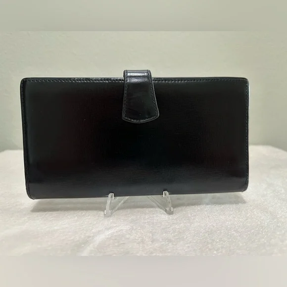 EUC Loewe Anagram Black Leather Wallet - Picture 3 of 9